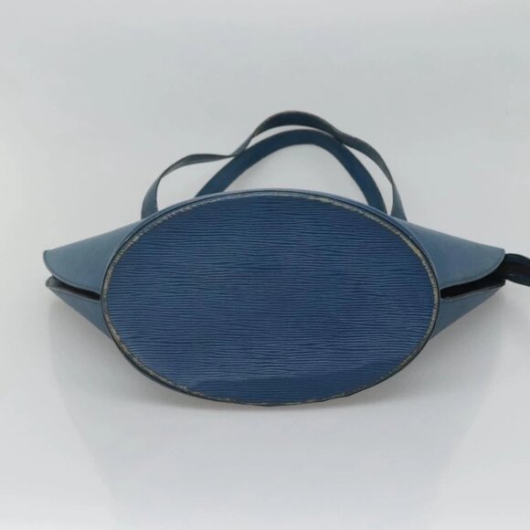 LOUIS VUITTON Epi Saint Jacques Shopping Shoulder Bag Blue M52275 LV Auth BA1323 - Picture 5 of 16
